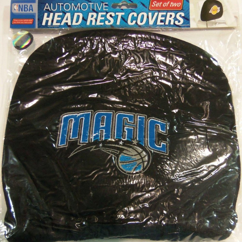 Orlando Magic Head Rest Covers Set of 2